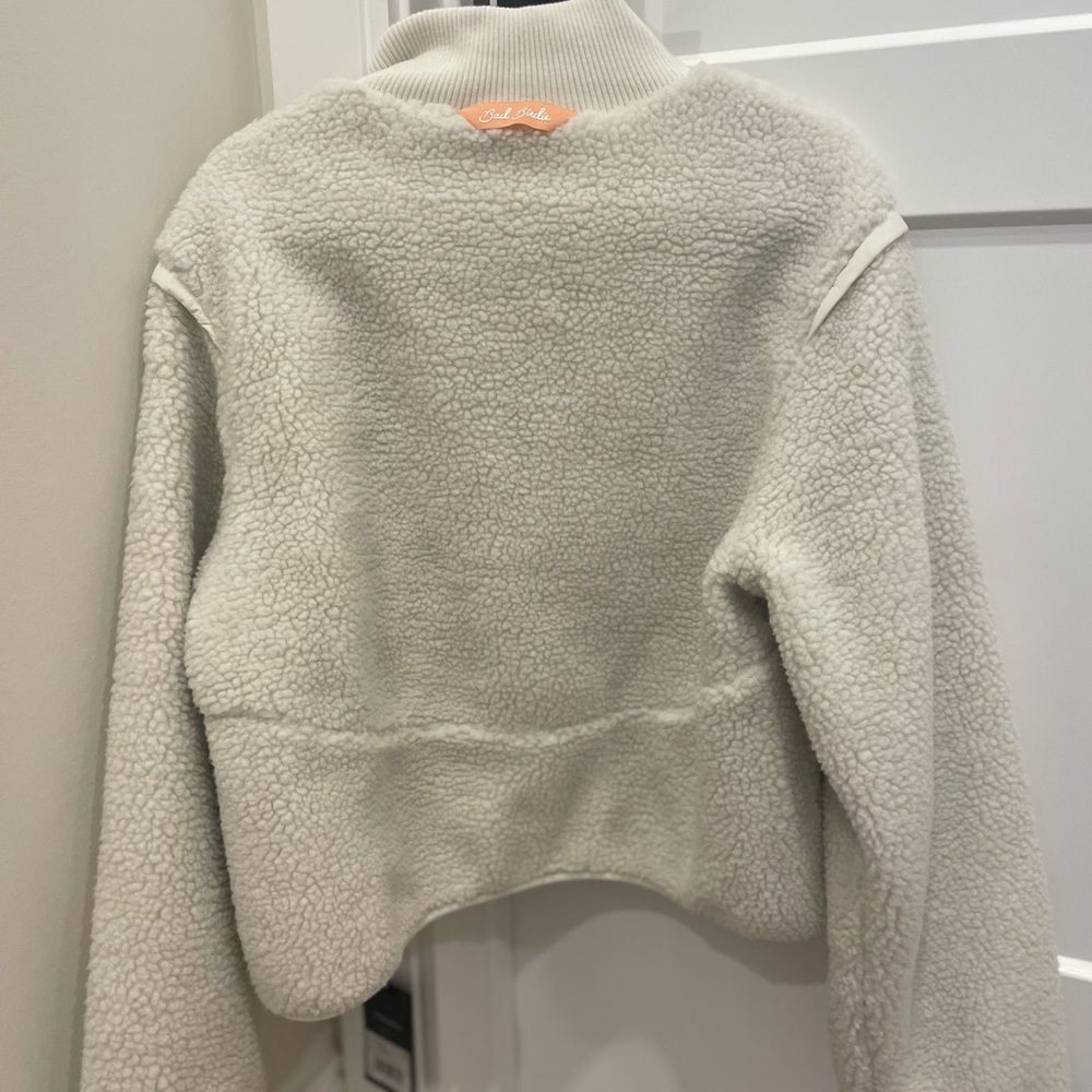 NWT Bad Birdie The Cozy Jacket in color white onyx - Picture 12 of 12